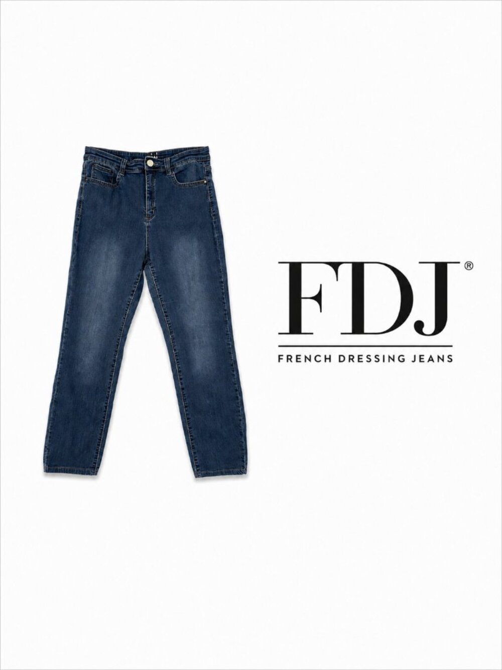 FDJ French Dressing Suzanne Straight Leg Jeans Size 12